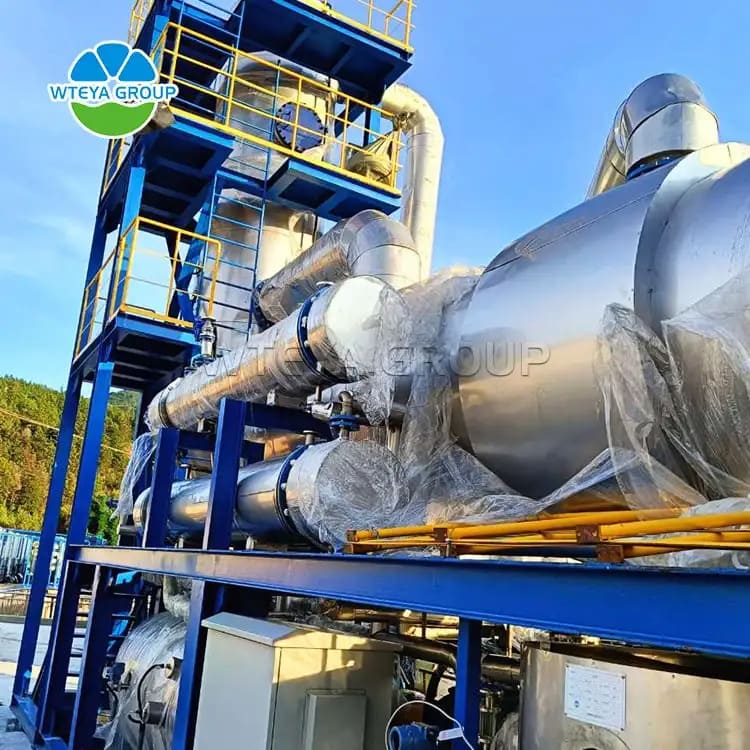 เครื่องระเหยน้ำเสีย COD MVR สูงเพื่อการบำบัดที่มีประสิทธิภาพ